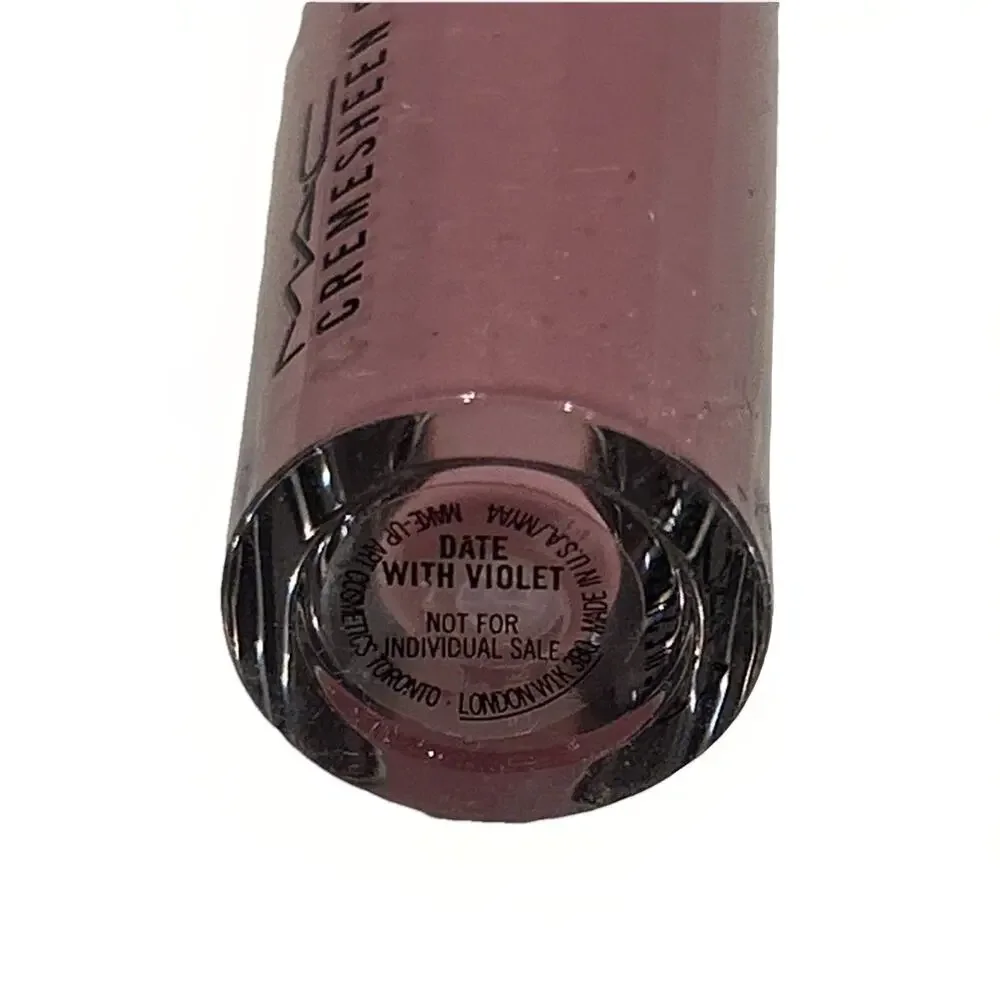 MAC Cremesheen Glass Limited Edition New Authentic Full Size Date With Violet